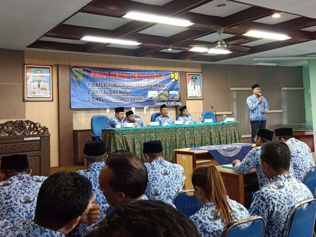 Pisah Kenal Kepala Dinas PU Bina Marga, SD dan Tata Ruang, Perumahan dan Permukiman